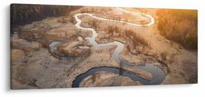 Kép - Hajnal a kanyarulaton (120x50 cm)