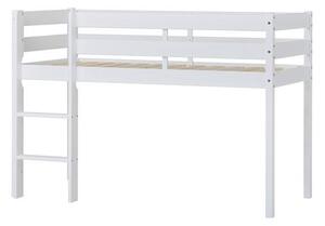 Hoppekids ECO Comfort félmagas ágy 70x160 cm , fehér színű