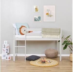 Hoppekids ECO Comfort félmagas ágy 70x160 cm , galambszürke