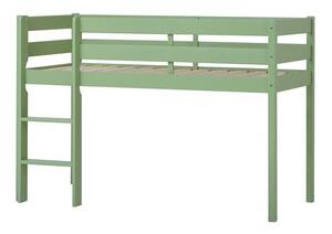 Hoppekids ECO Comfort félmagas ágy 70x160 cm, halványzöld