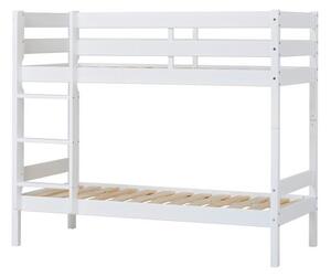 Hoppekids ECO Comfort emeletes ágy 70x160 cm, fehér színű