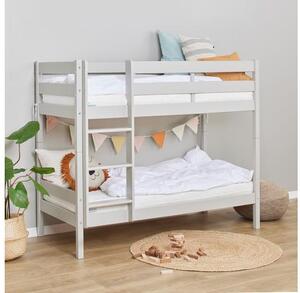 Hoppekids ECO Comfort emeletes ágy 70x160 cm , galambszürke