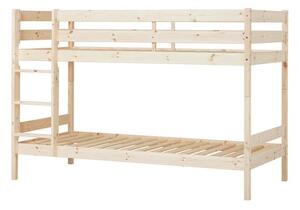 Hoppekids ECO Comfort emeletes ágy 90x200 cm natúr fa
