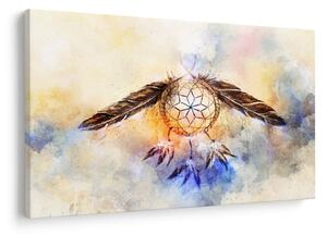 Kép - Álomfogó tollas (90x60 cm)