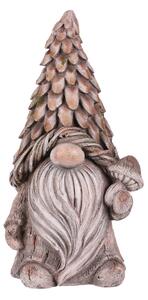Kerti dekoráció Törpe gomba, szürke , 25 x 19 x 49cm