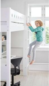 Flexa Galériaágy, Flexa White 200, fehér, egyenes létrával