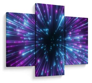 Kép - Neon tér (90x60 cm)