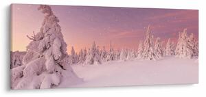 Kép - Fák a hótakaró alatt (120x50 cm)