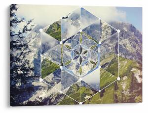 Kép - Geometriai ábra (70x50 cm)