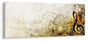 Kép - a zene ereje (120x50 cm)
