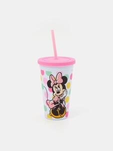 Sinsay - Többször használható pohár szívószállal Minnie Mouse - többszínű