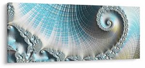 Egy texturált spirál képe (120x50 cm)