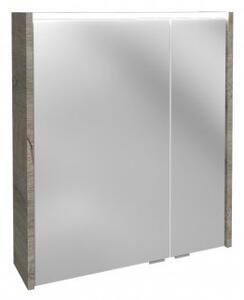 Tükrösszekrény 60 cm széles natur tölgy