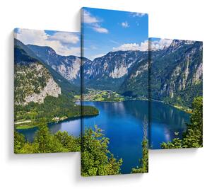 Kép - Hallstatt tó, Hallstatt, Austria (90x60 cm)