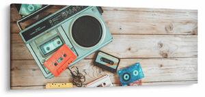 Kép - retro rádió (120x50 cm)