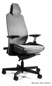 UNIQUE RONIN ergonomikus irodai szék, fekete váz-szürke háló