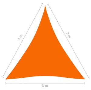 SunGlide háromszög napvitorla 3m x 3m x 3m MOUJ-080