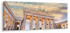 Kép - Brandenburgi kapu, Berlin, Németország (120x50 cm)