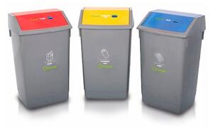 Recycle 3 részes szelektív hulladékgyűjtő szett, 60 l - Addis