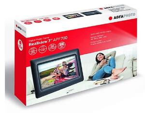Agfa APF700 digitális 7" fekete képkeret