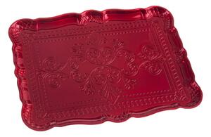Piros szervírozó tálca 30,5x23 cm - Casa Selección
