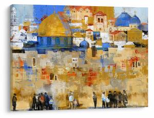 Kép - siratófal, Jerusalem, Israel (70x50 cm)