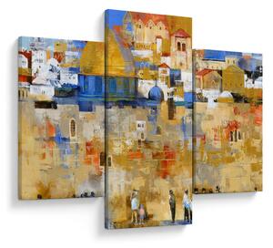 Kép - siratófal, Jerusalem, Israel (90x60 cm)