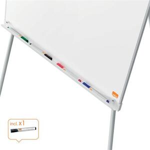 Flipchart tábla, mágneses felület, 70x100 cm, EcoLabel, NOBO Premium Plus, fehér (VN5701)