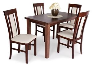 Berta asztal Milano székekkel | 4 személyes étkezőgarnitúra