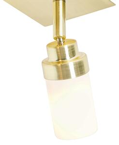 Modern fürdőszobai spot sárgaréz 2-lámpás IP44 - Japie