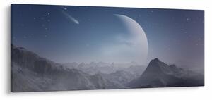 Kép - Ég a a sziklák felett (120x50 cm)