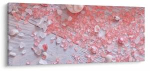 Kép - Tengerparti hangulat rózsaszín árnyalatokban (120x50 cm)