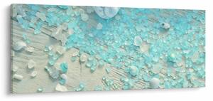 Kép - Tengerparti hangulat türkiz árnyalatokban (120x50 cm)