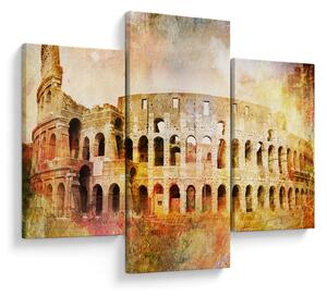 Kép - Digitális festészet, Colosseum, Róma, Olaszország (90x60 cm)