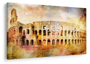 Kép - Digitális festészet, Colosseum, Róma, Olaszország (90x60 cm)
