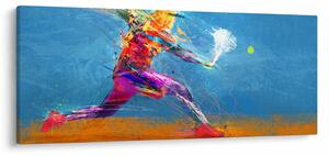 Kép - Festett teniszező (120x50 cm)