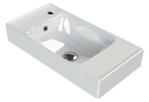 CeraStyle SHARP - BAL CSAPLYUKAS - porcelán mosdókagyló - 60 x 30 cm