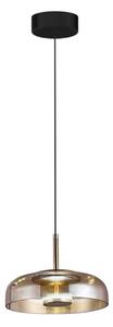 Milagro LED Csillár zsinóron VETRO LED/6W/230V átm. 23 cm bézs/fekete MI2540