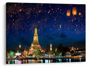 Kép - A boldogság lámpásai, Bangkok (70x50 cm)