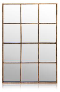 Casa Chic Soho francia tükör Téglalap alakú fém keret 90 x 60 cm Vintage