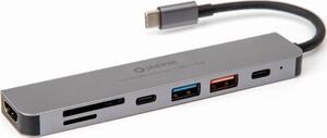 Platinet USB hub 7in1 Power Delivery 100W HDMI 4K PL0556