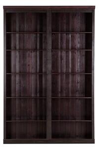 Barna borovi fenyő könyvespolc 148x223 cm Anita – Støraa