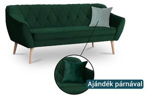 Wilsondo DEANA III kárpitozott kanapé - zöld