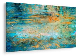 A kék absztrakció képe (90x60 cm)
