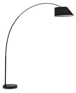 Fekete állólámpa textil búrával (magasság 189 cm) May – Kave Home
