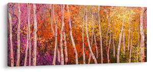 Egy kép egy színes erdőről (120x50 cm)