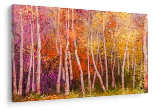 Egy kép egy színes erdőről (90x60 cm)