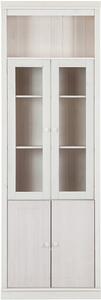 Fehér borovi fenyő tálalószekrény 74x223 cm Anita – Støraa