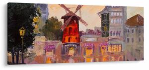 Kép - Moulin rouge, Párizs, Franciaország (120x50 cm)