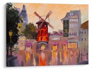 Kép - Moulin rouge, Párizs, Franciaország (70x50 cm)